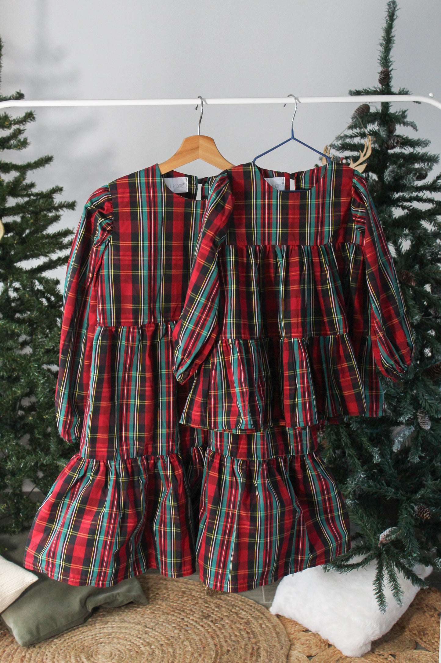 Vestido bebé/criança Xadrez