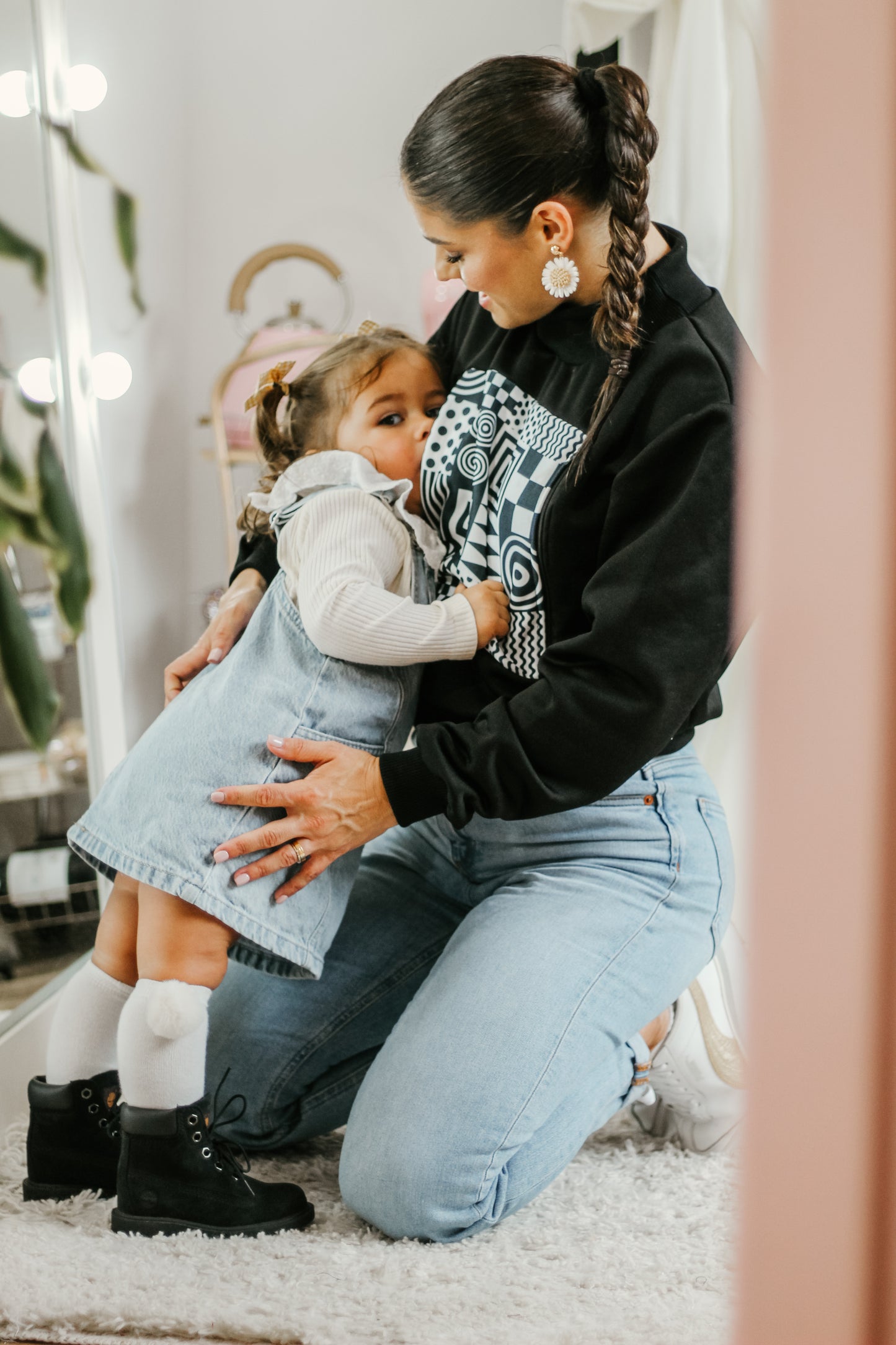 Camisola de amamentação sensorial visual