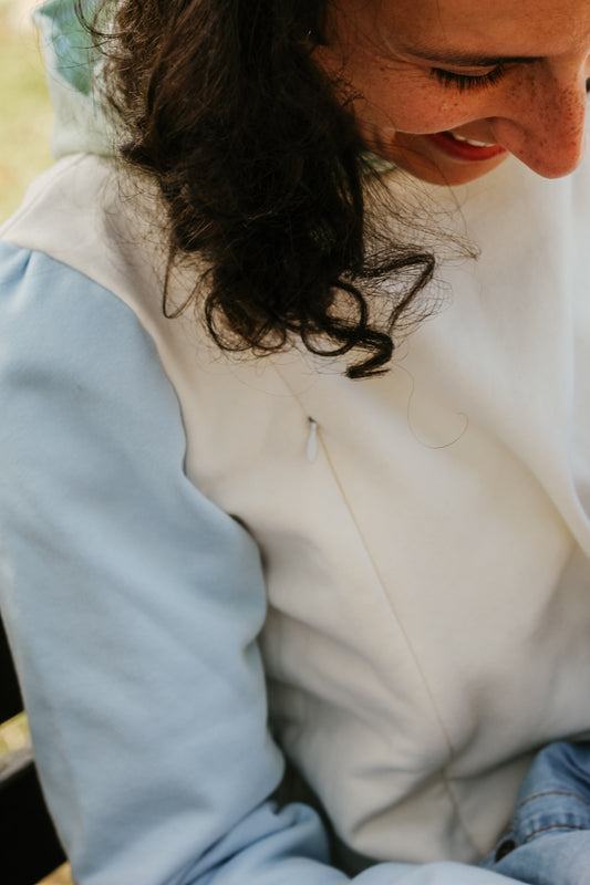 Sweat amamentação multicolorida