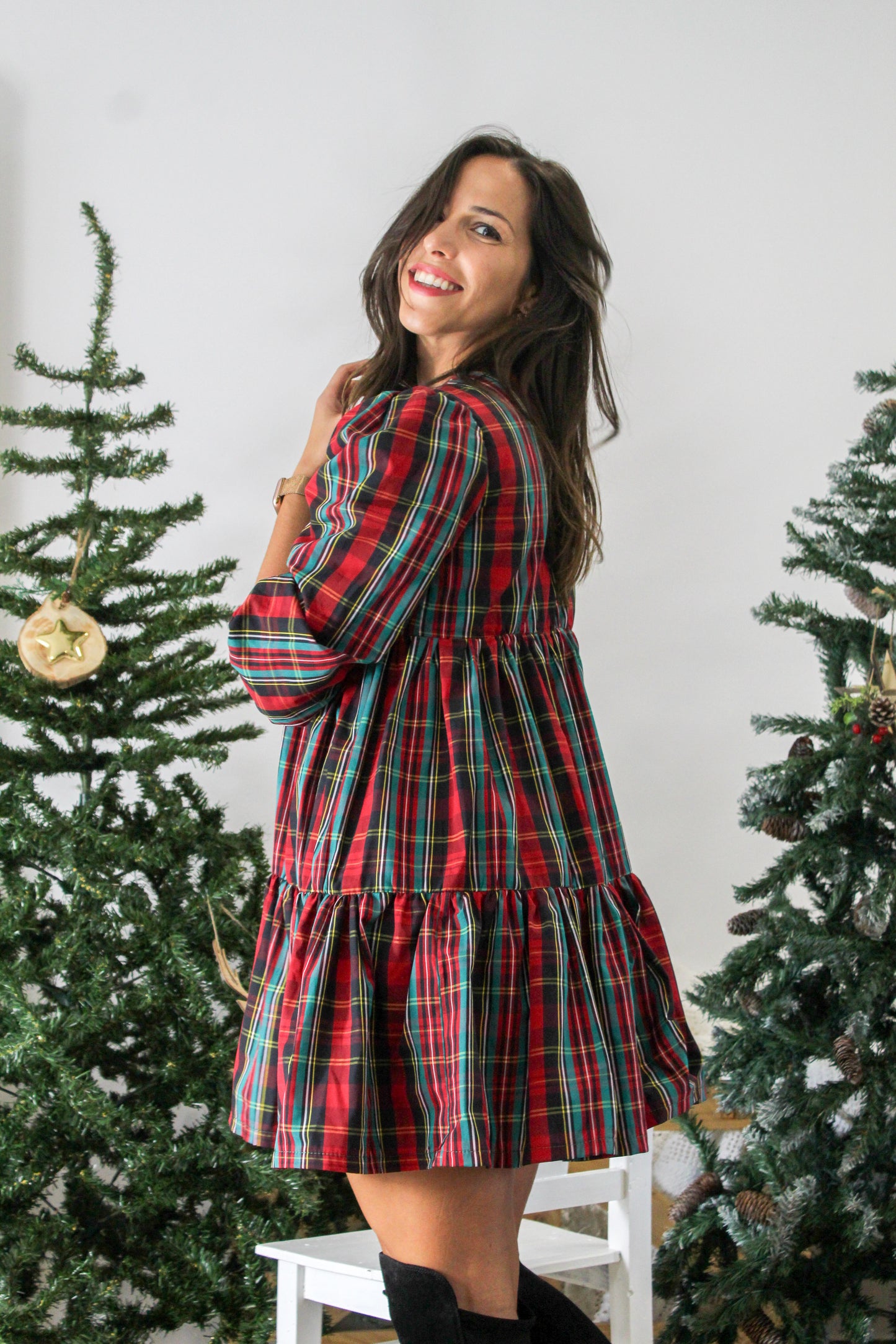 Vestido Xadrez Adulto