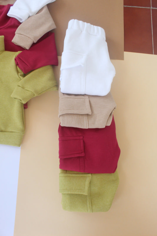 Calças bolsos